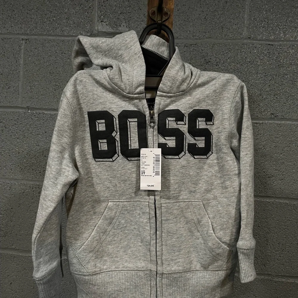 The Children's Place Gray Zip-Up Hoodie